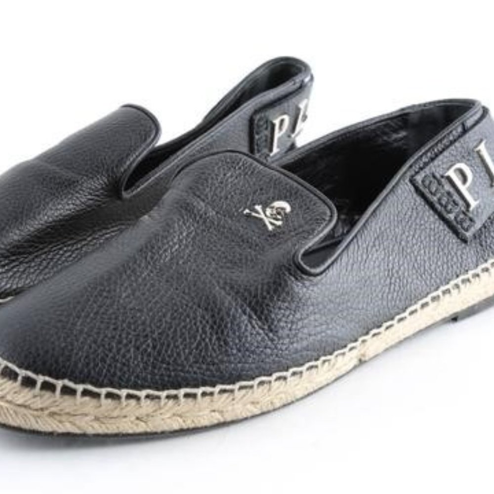 Philipp Plein Skull Charm Espadrille